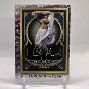 2021 Topps Through the Years #TTY11 Clayton Kershaw Los Angeles Dodgers